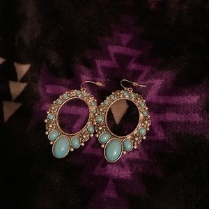 turquoise/blue earrings